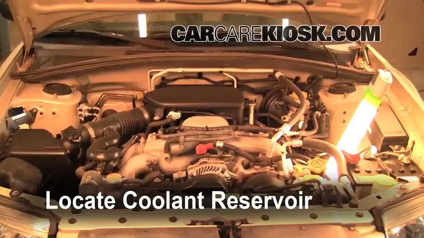 2006 Subaru Forester X 2.5L 4 Cyl. Coolant (Antifreeze) Check Coolant Level